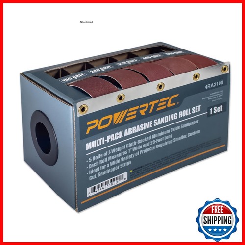Powertec emery cloth roll - powertec,